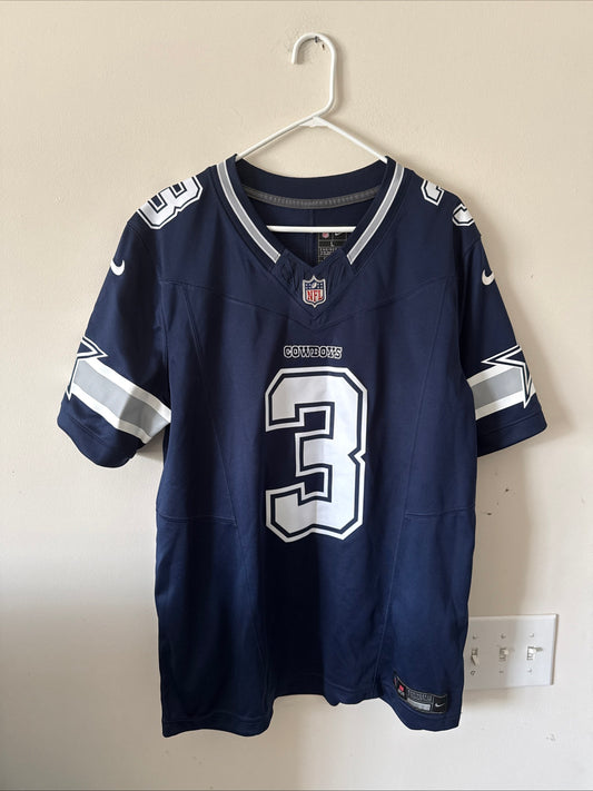 Men's Nike Brandin Cooks #3 Dallas Cowboys Vapor Limited NFL Jersey Sz L - RARE