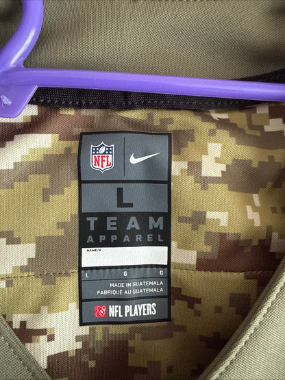Men's Nike Josh Allen #17 Buffalo Bills Salute To Service Lmtd Jersey Sz L RARE