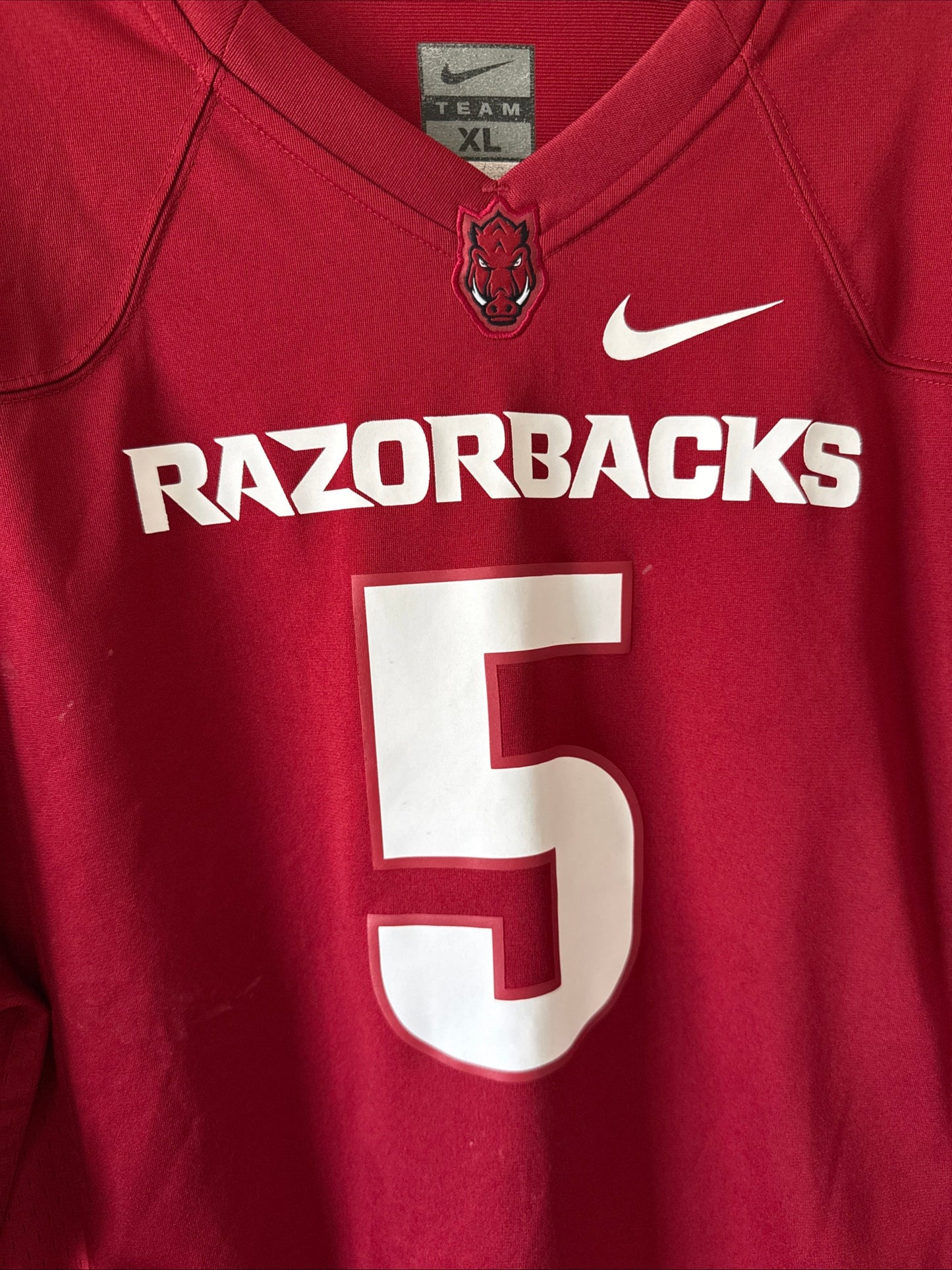 MEN’S NIKE DARREN MCFADDEN #5 ARKANSAS RAZORBACKS NCAA JERSEY SZ XL - RARE