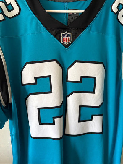 Men’s Nike Christian McCaffrey #22 Carolina Panthers Vapor Lmtd Jersey Sz XL