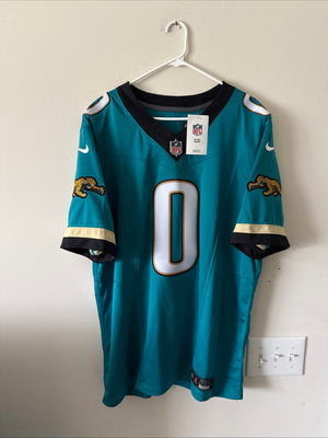 Men’s Nike Gabe Davis #0 Jacksonville Jaguars Vapor Lmtd Alt Jersey Sz XL - RARE