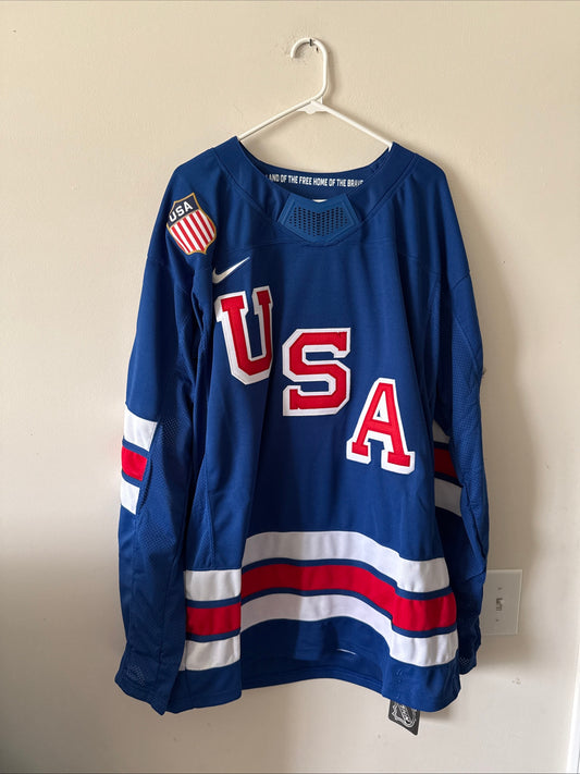 Men’s Nike Matthew Tkachuk #19 Team USA Hockey 2026 Olympics Jersey XL RARE NWT