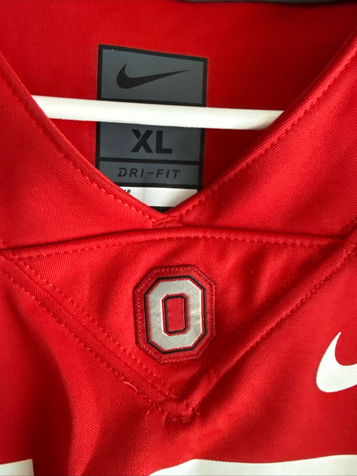 Men's Nike Ezekiel Elliott #15 Ohio State Buckeyes NCAA Jersey Sz XL - Red RARE