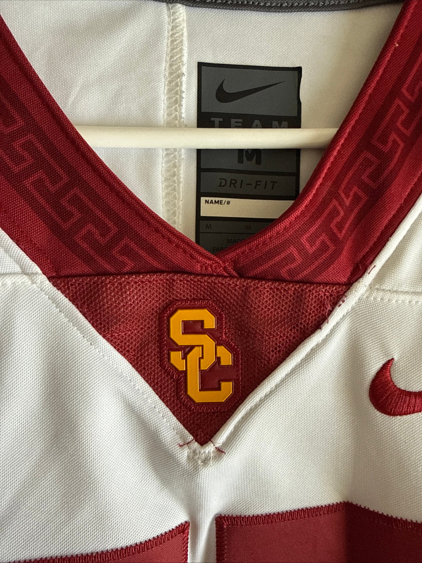 Men’s Nike USC Trojans #55 Limited Away NCAA Game Football Jersey Sz M - RARE