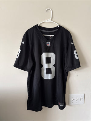 Men's Nike Josh Jacobs #8 Las Vegas Raiders Vapor Lmtd NFL Jersey Sz L - RARE