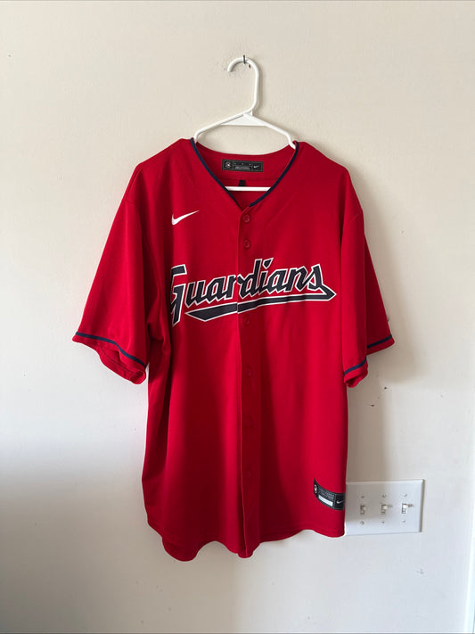 Men’s Nike Triston McKenzie #24 Cleveland Guardians Limited Jersey Sz XL - RARE