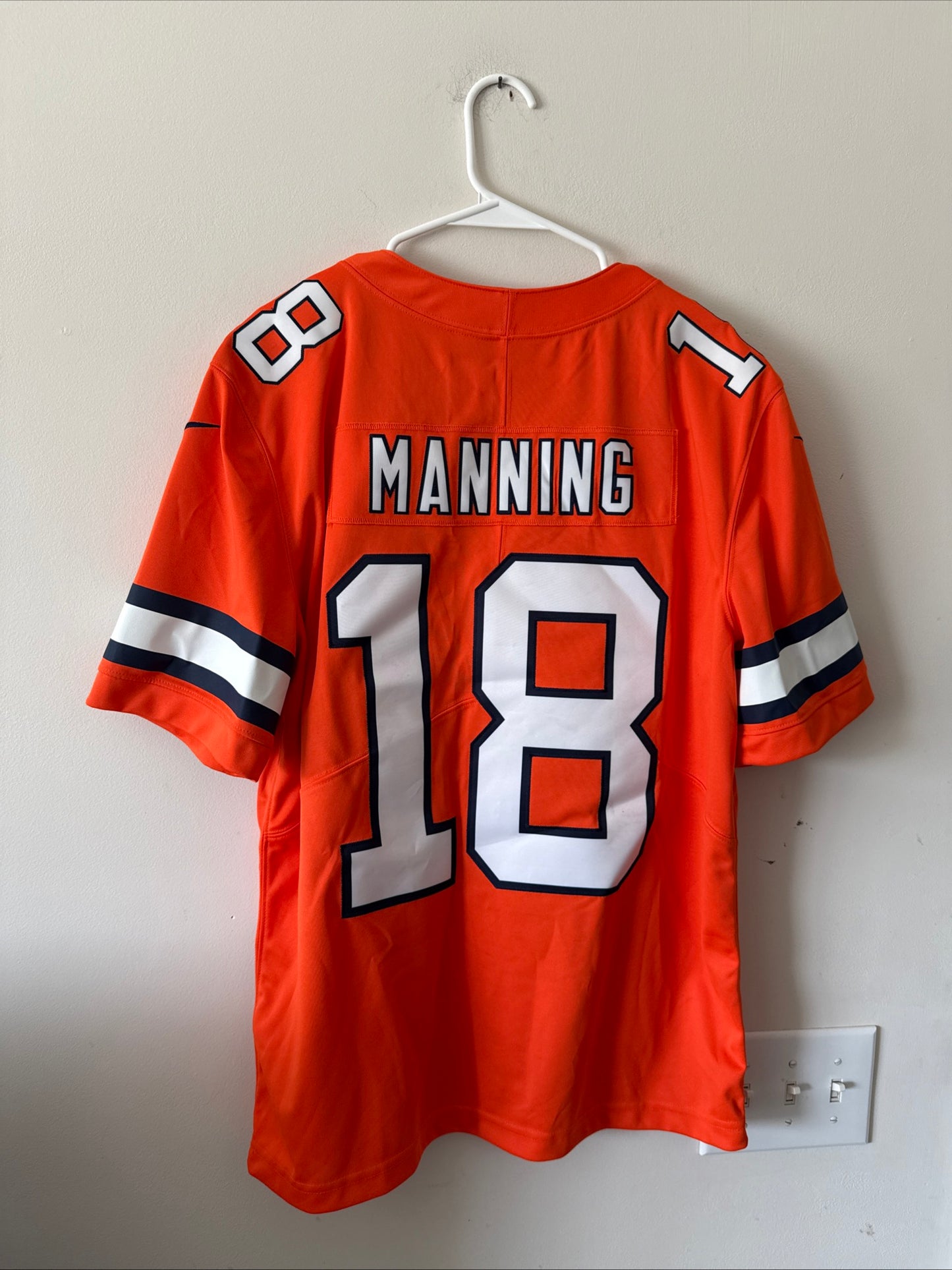 Men's Nike Peyton Manning #18 Denver Broncos Vapor Lmtd NFL Jersey Sz L - RARE