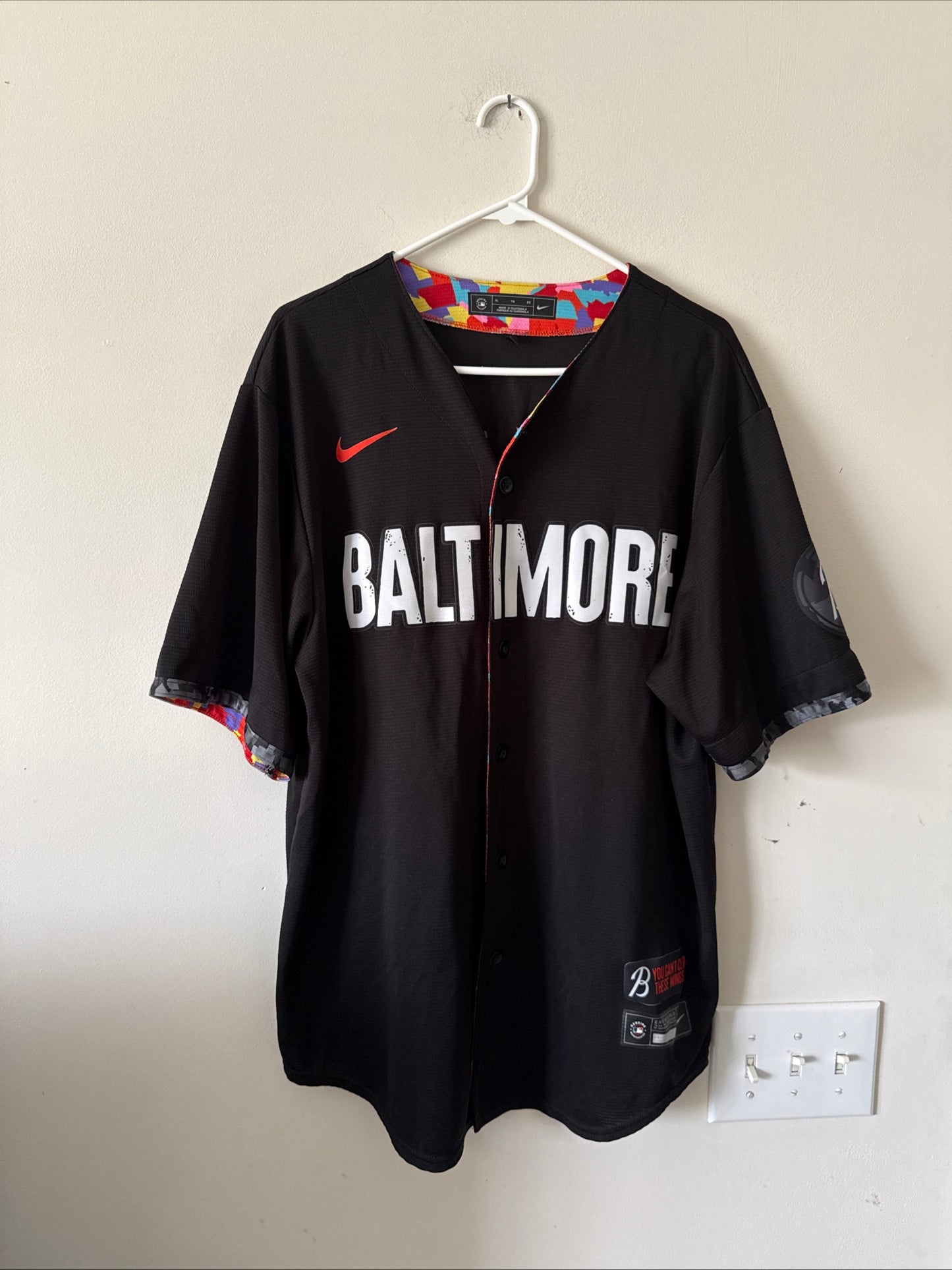 Men's Nike Cedric Mullins #31 Baltimore Orioles City Connect Jersey Sz XL - RARE