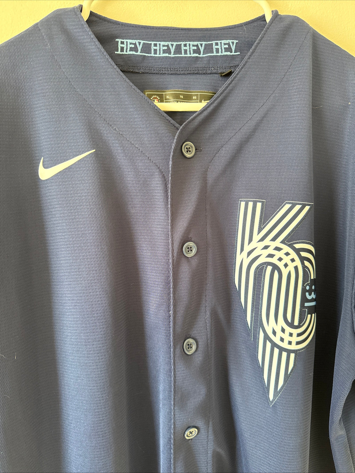 Men’s Nike Andrew Benintendi #16 KC Royals MLB City Connect Jersey Sz XL - RARE