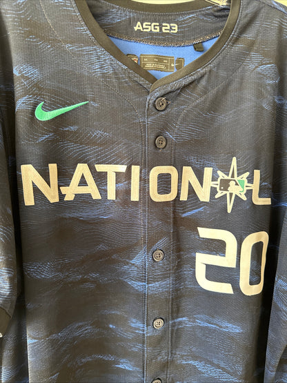 Men’s Nike Pete Alonso #20 NY Mets 2023 All-Star Game Jersey Sz 2XL - RARE