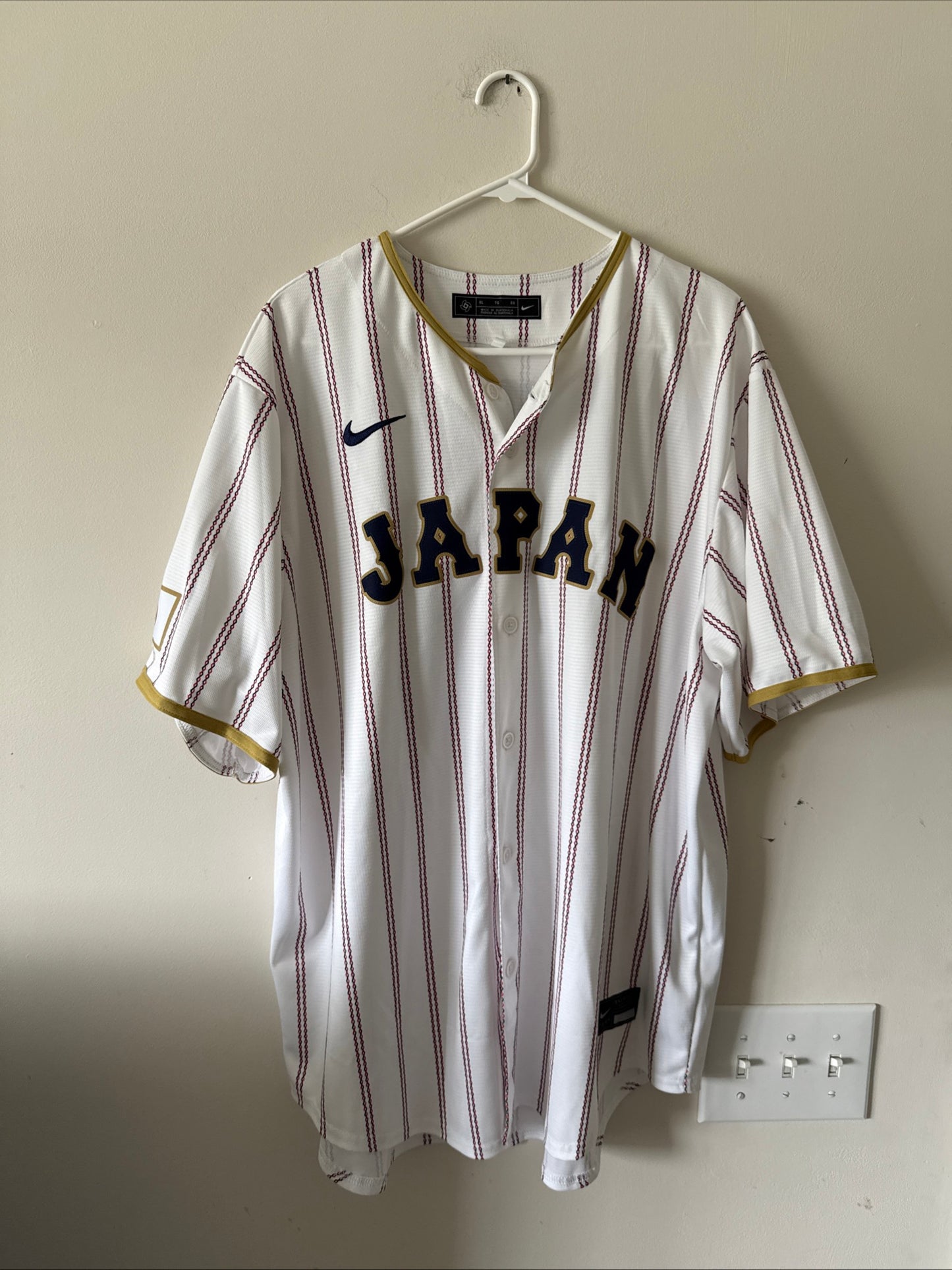 MEN’S NIKE SHOHEI OHTANI #16 JAPAN 2026 WBC HOME STADIUM JERSEY SZ XL - RARE
