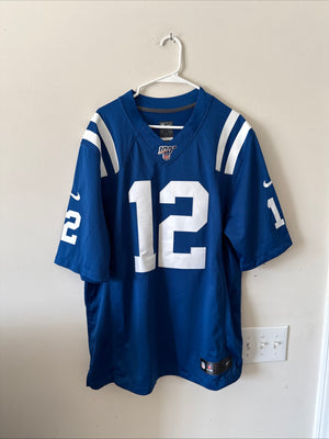 Men's Nike Andrew Luck #12 Indianapolis Colts NFL 100 Lmtd Jersey Sz XL - RARE