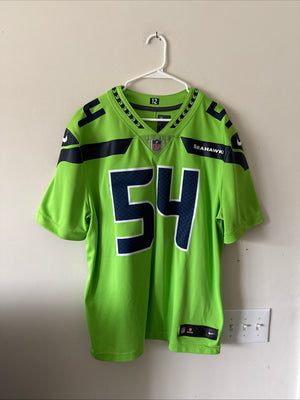 Men's Nike Bobby Wagner #54 Seahawks Vapor Lmtd Color Rush Jersey Sz XL - RARE