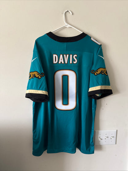 Men’s Nike Gabe Davis #0 Jacksonville Jaguars Vapor Lmtd Alt Jersey Sz XL - RARE