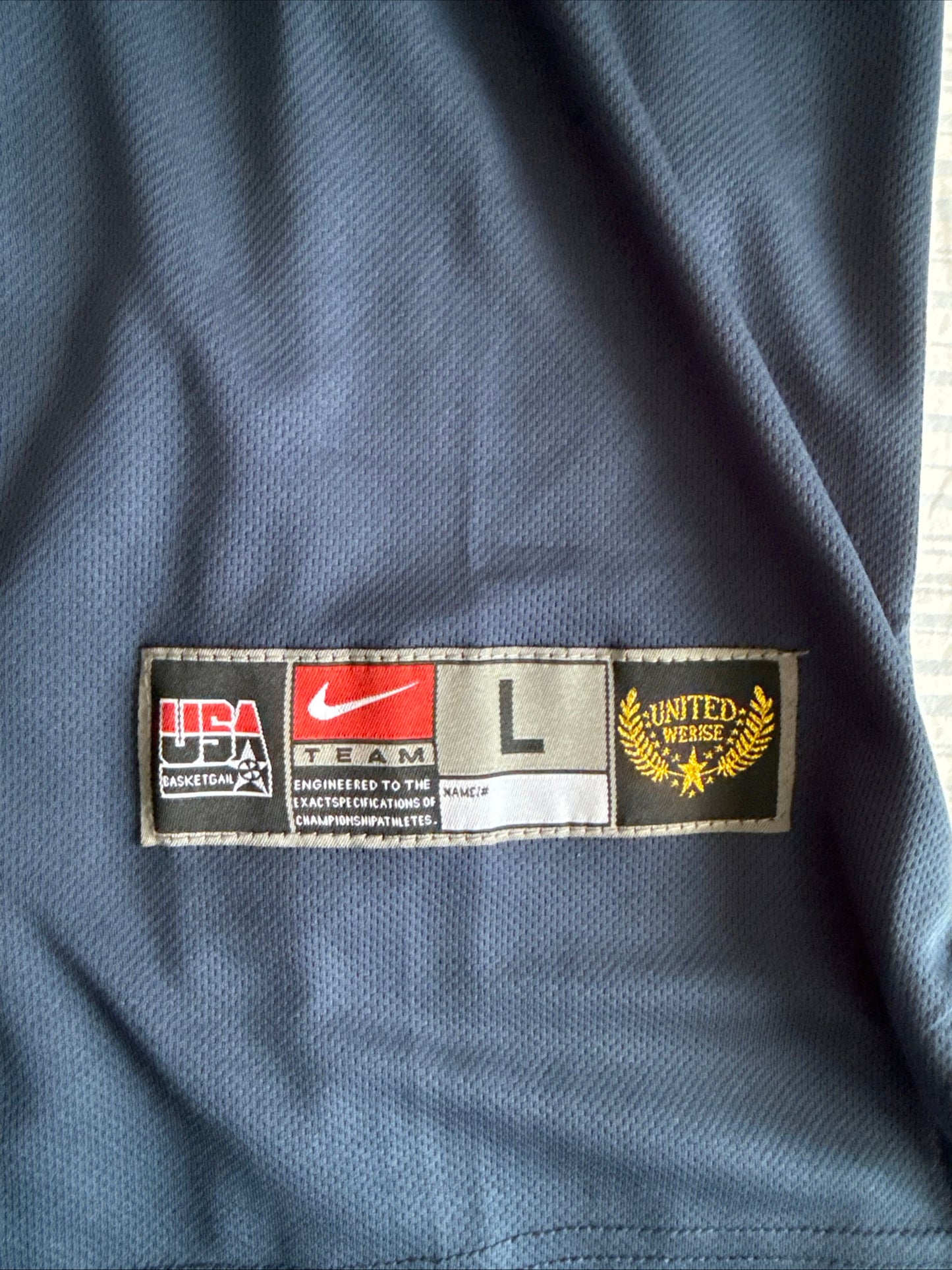 Men’s Nike Kobe Bryant #10 Team USA 2008 Beijing Olympics Jersey Sz L - RARE