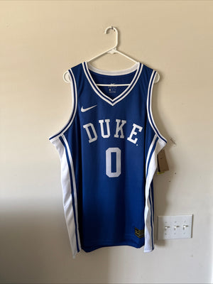 Men's Nike Jayson Tatum #0 Duke Blue Devils Limited NCAA Jersey Sz XL - RARE