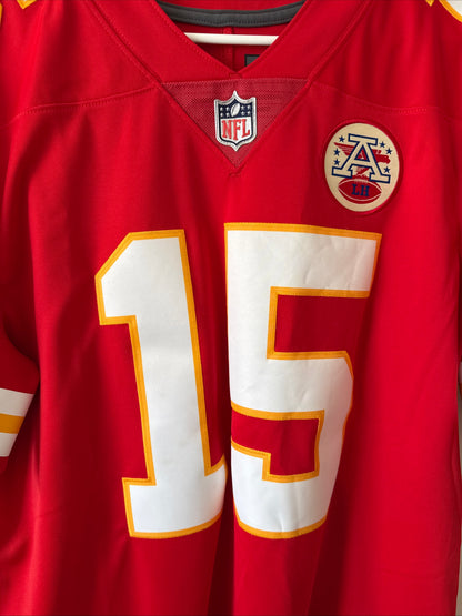 Men's Nike Patrick Mahomes #15 Kansas City Chiefs Vapor Lmtd Jersey Sz L - RARE