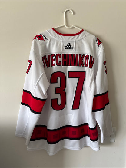 Men's adidas Andrei Svechnikov #37 Carolina Hurricanes Away Jersey Sz 52 - RARE
