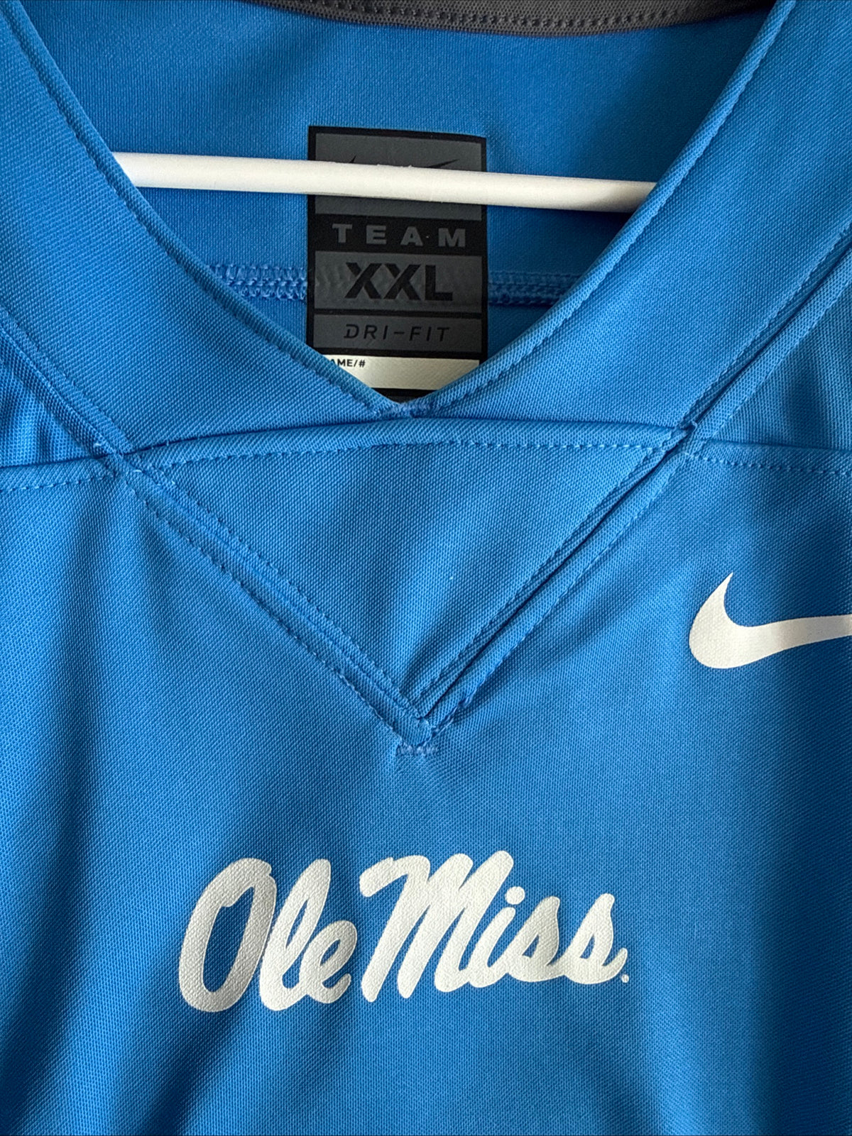 Men's Nike Matt Corral #2 Ole Miss Rebels Alt NCAA Jersey Sz 2XL - Blue RARE