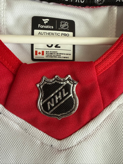 Men's Fanatics Dylan Larkin #71 Detroit Red Wings NHL Jersey Sz 52 - White RARE