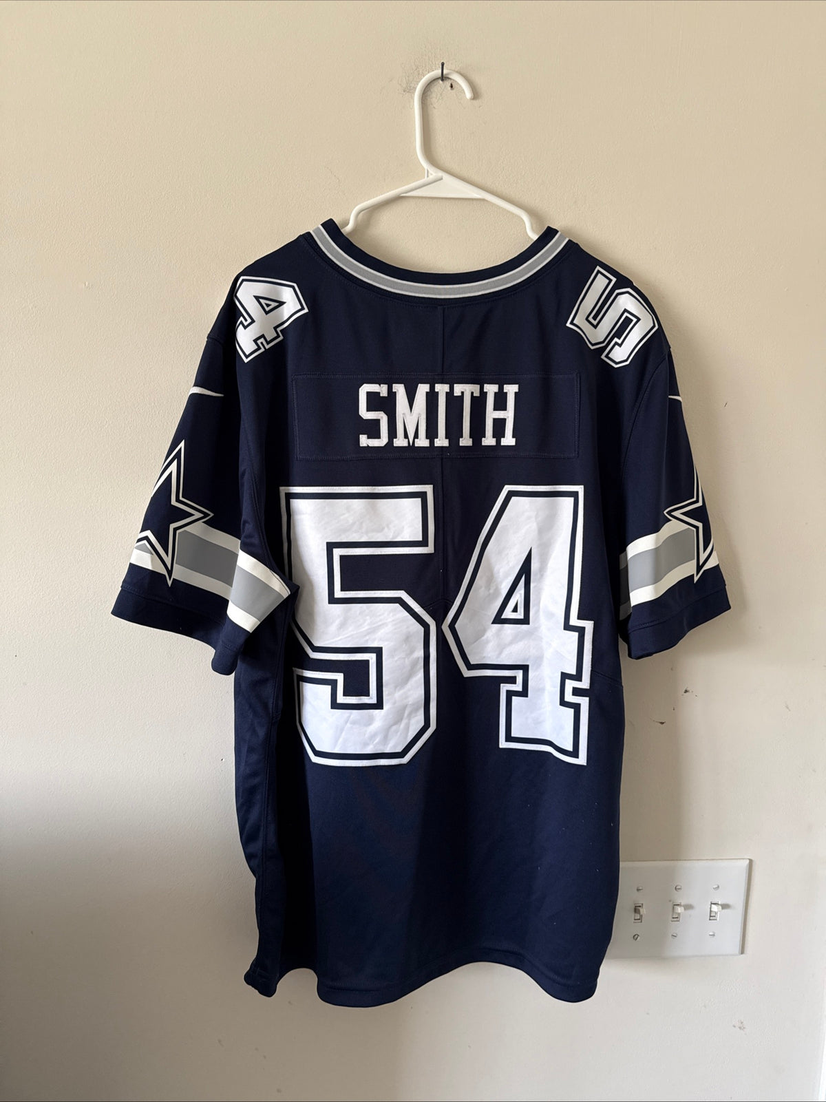 Men's Nike Jaylon Smith #54 Dallas Cowboys NFL 100 Vapor Lmtd Jersey Sz XL RARE