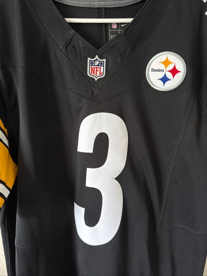 Men's Nike Russell Wilson #3 Pittsburgh Steelers Vapor Lmtd Jersey Sz L - RARE