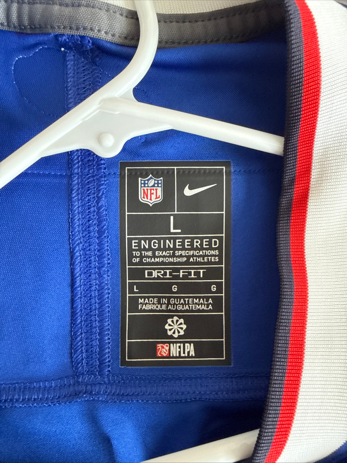 Men's Nike Josh Allen #17 Buffalo Bills Vapor Lmtd NFL Jersey Sz L - Blue RARE