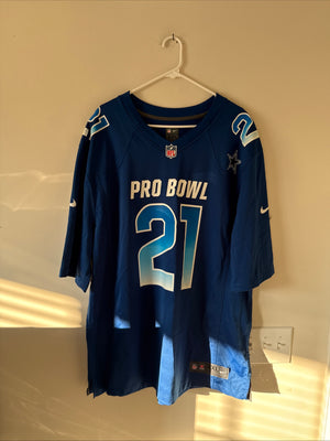 Men's Nike Ezekiel Elliott #21 Cowboys 2019 Pro Bowl Game Jersey Sz 2XL - RARE