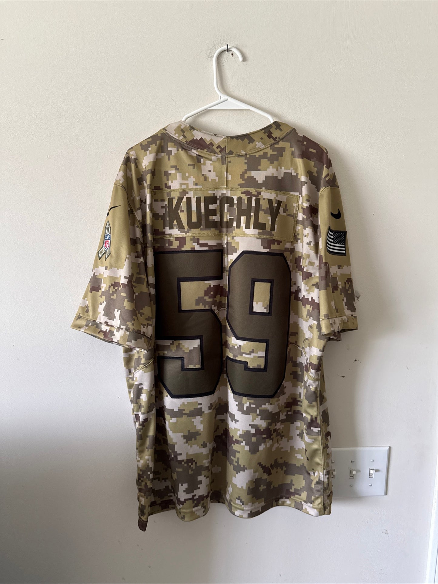 Men’s Nike Luke Kuechly #59 Panthers Salute To Service NFL Jersey Sz XL - RARE