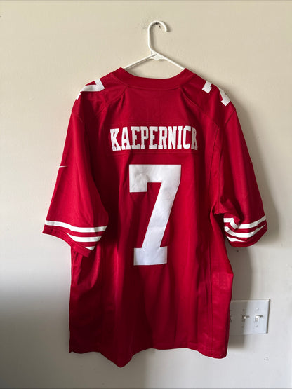 Men’s Nike Colin Kaepernick #7 SF 49ers Limited NFL Jersey Sz XL - Red RARE