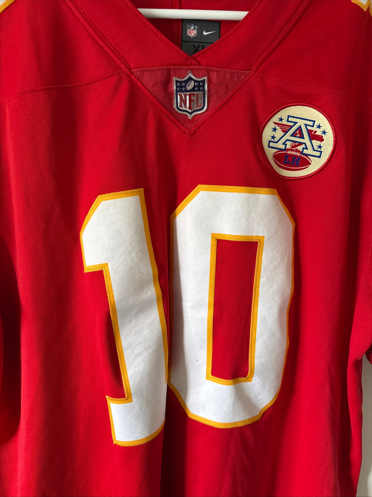 Men’s Nike Tyreek Hill #10 Kansas City Chiefs Vapor Lmtd NFL Jersey Sz XL - RARE