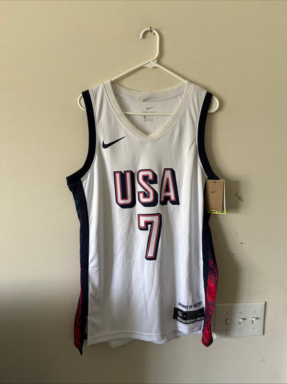 Men’s Nike Kevin Durant #7 Team USA 2024 Paris Olympics Jersey Sz 48 - NWT RARE