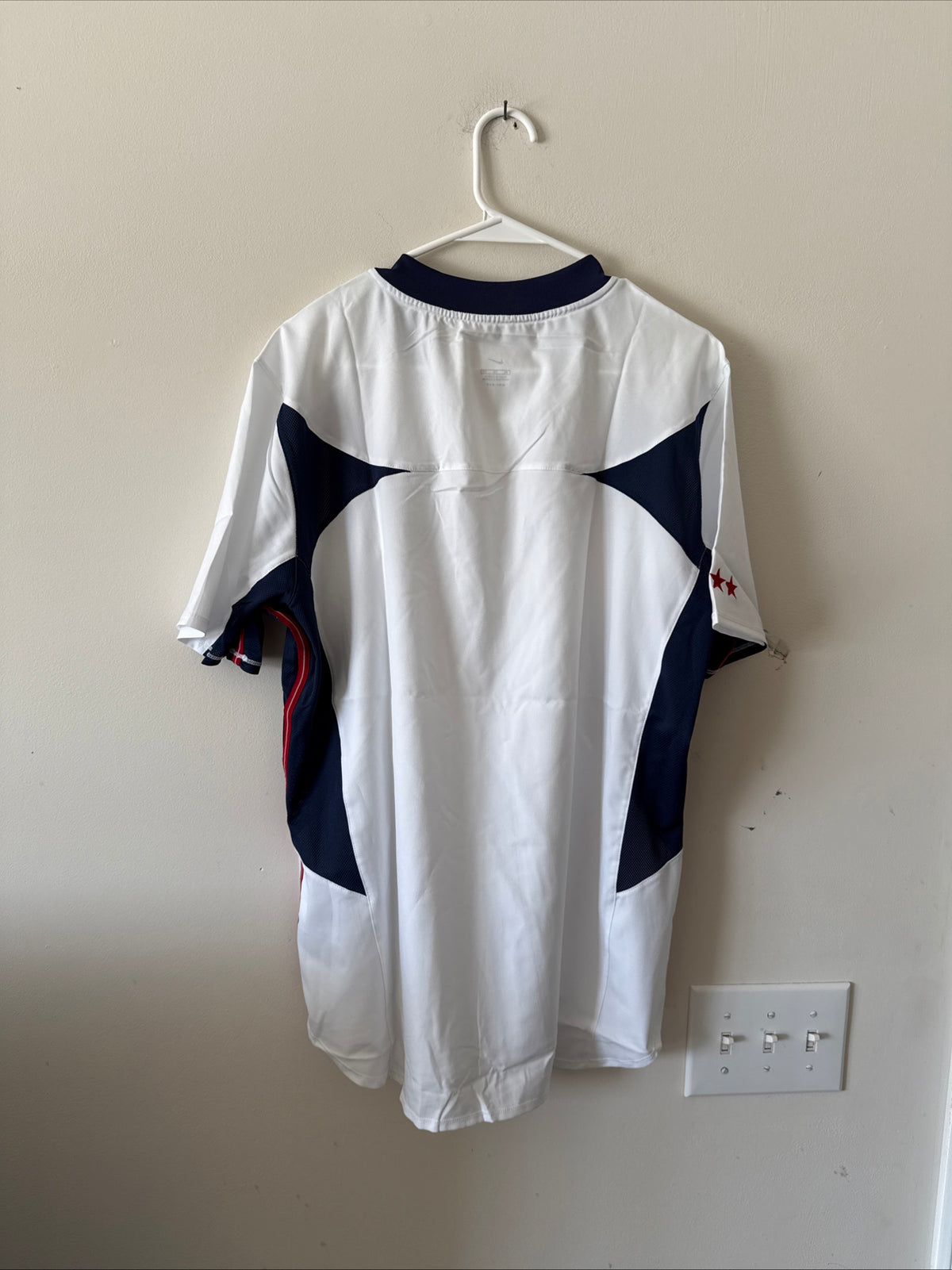 Men’s Nike Team USA 2002-2004 Authentic Home Soccer Jersey Sz XL - White RARE