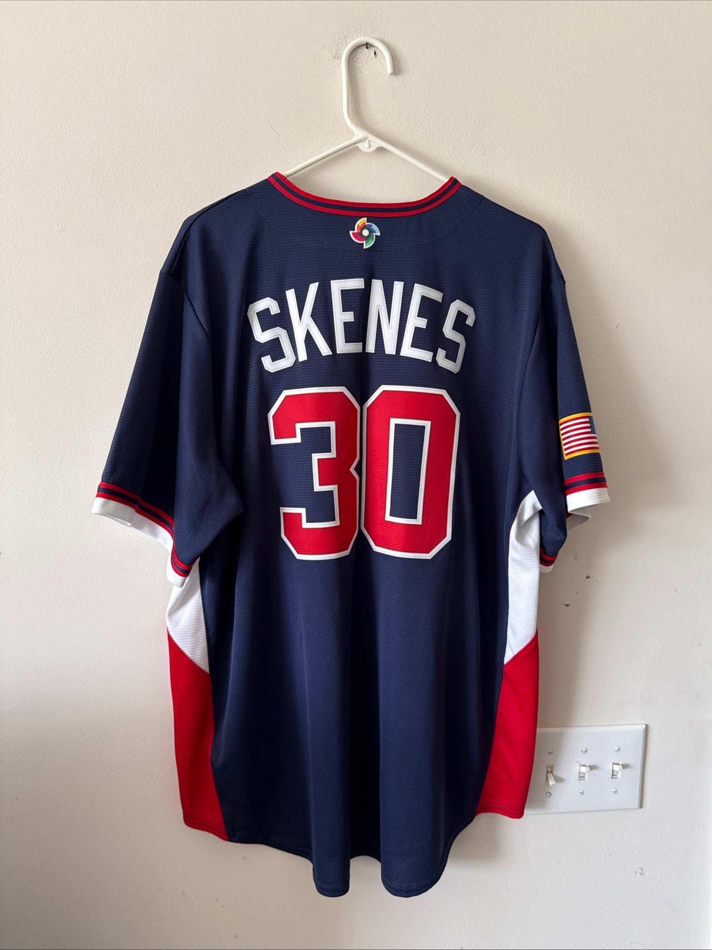 Men’s Nike Paul Skenes #30 Team USA 2026 World Baseball Classic Jersey Sz XL