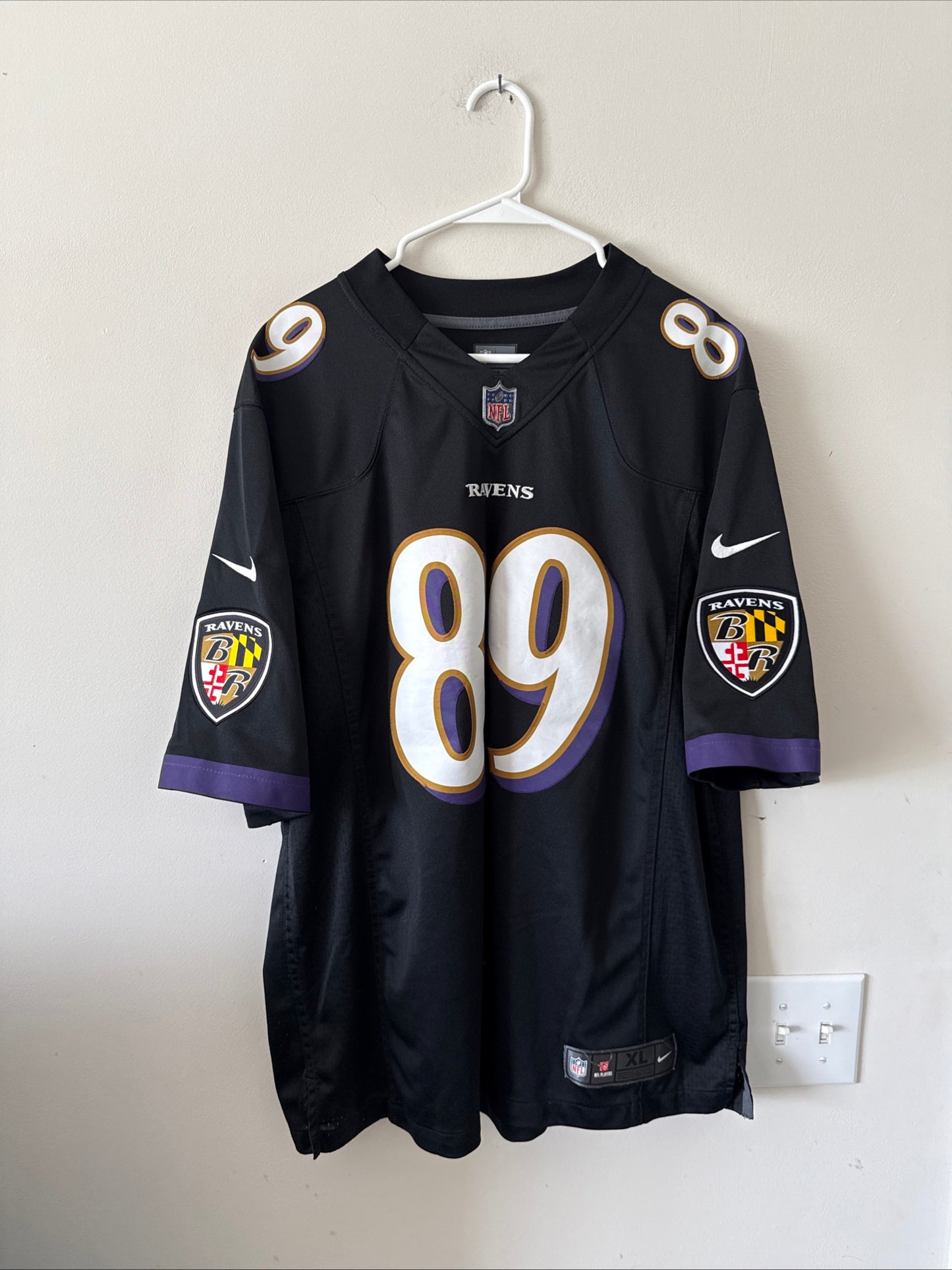 Men's Nike Mark Andrews #89 Baltimore Ravens Vapor Lmtd NFL Jersey Sz XL - RARE