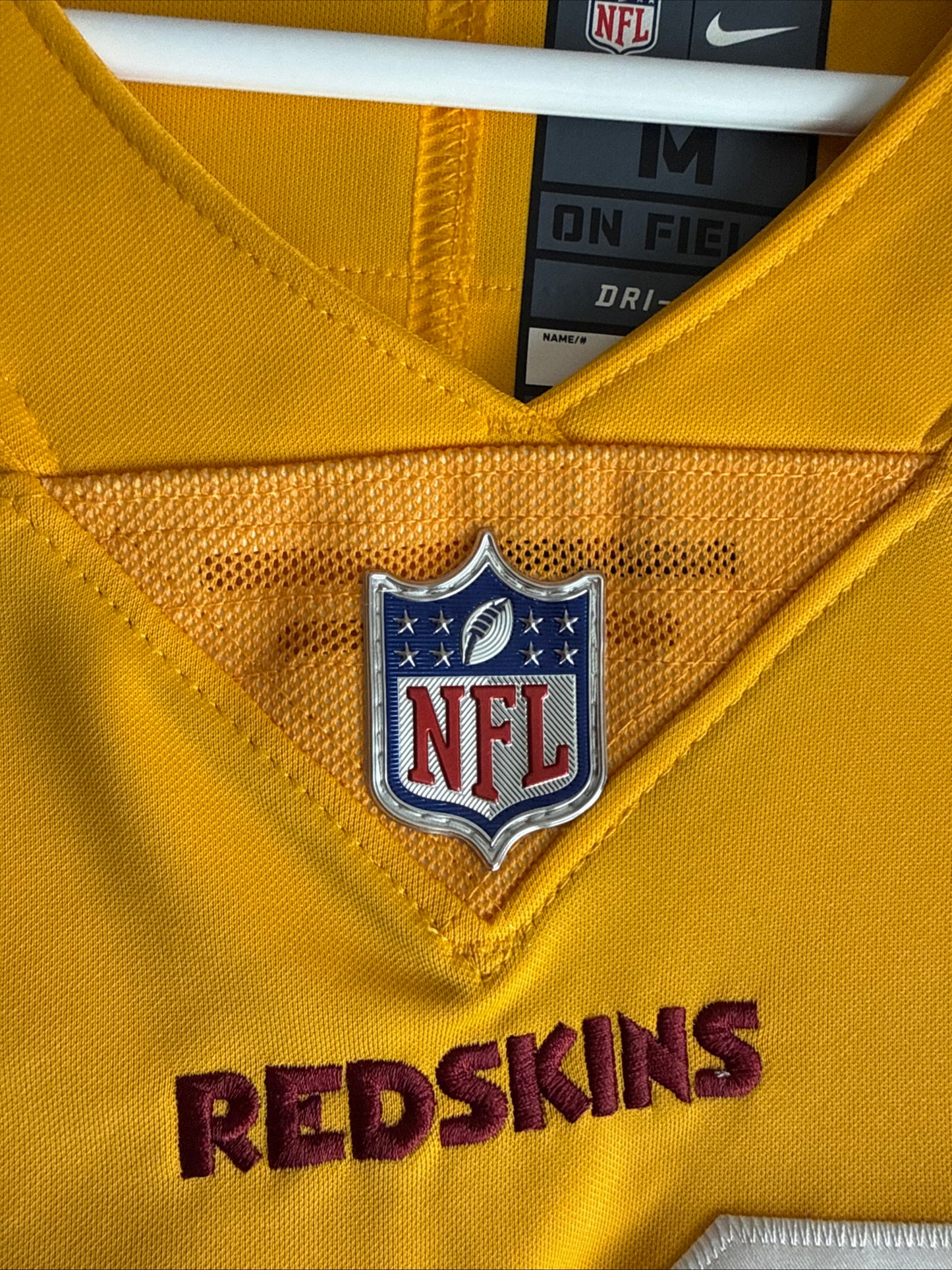 Men’s Nike Jordan Reed #86 Washington Redskins Vapor Lmtd Jersey Sz M Gold RARE