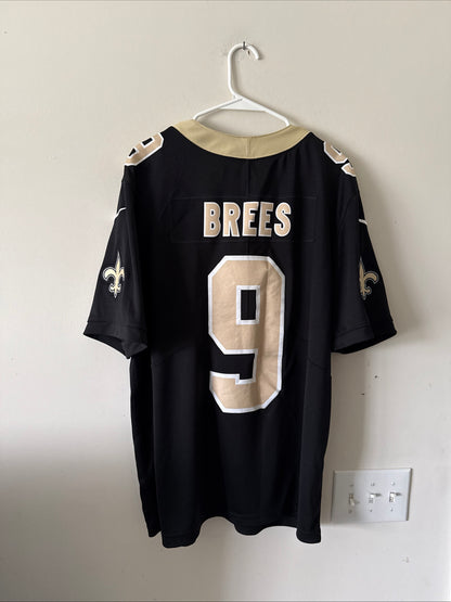 Men’s Nike Drew Brees #9 New Orleans Saints Vapor Limited NFL Jersey Sz XL RARE