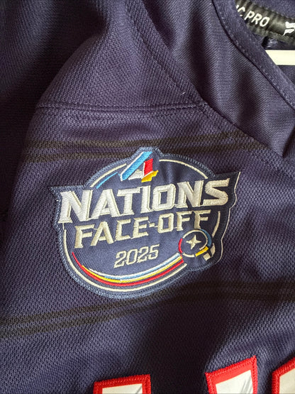 Men’s Fanatics Brady Tkachuk #7 Team USA 4 Nations Face-Off Jersey Sz 52 RARE