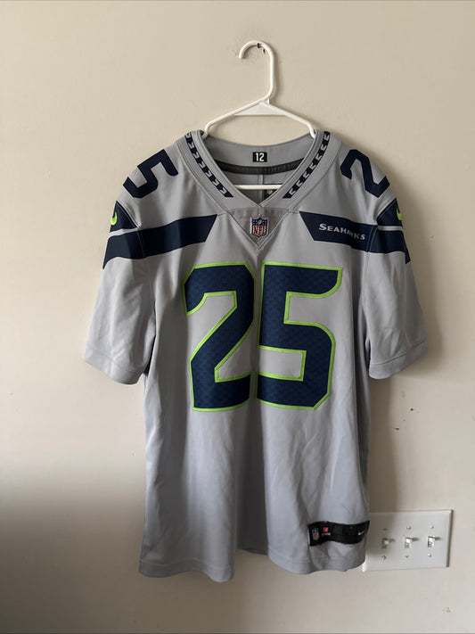 Men's Nike Richard Sherman #25 Seattle Seahawks Alt Vapor Lmtd Jersey Sz L RARE