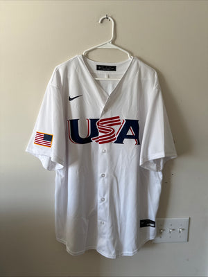 Men's Nike Nolan Arenado #28 Team USA 2023 WBC Jersey Sz XL - White RARE