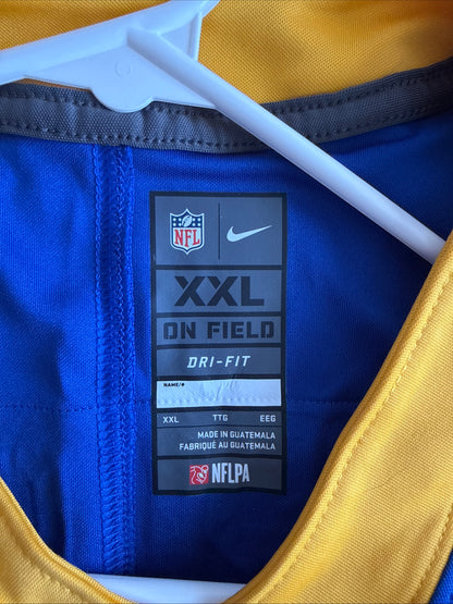 Men's Nike Todd Gurley II #30 Los Angeles Rams NFL 100 Vapor Lmtd Jersey Sz 2XL
