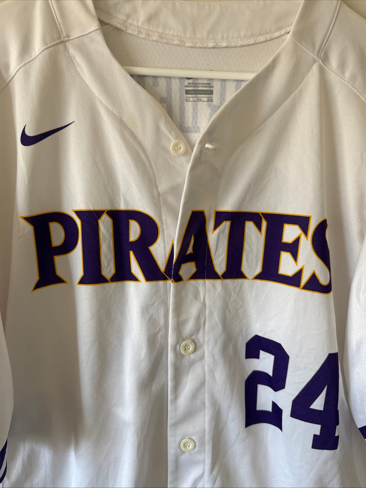 Men's Nike Justin Dirden #24 East Carolina Pirates Baseball Jersey Sz XL - RARE