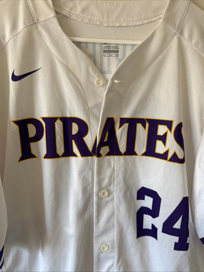 Men's Nike Justin Dirden #24 East Carolina Pirates Baseball Jersey Sz XL - RARE