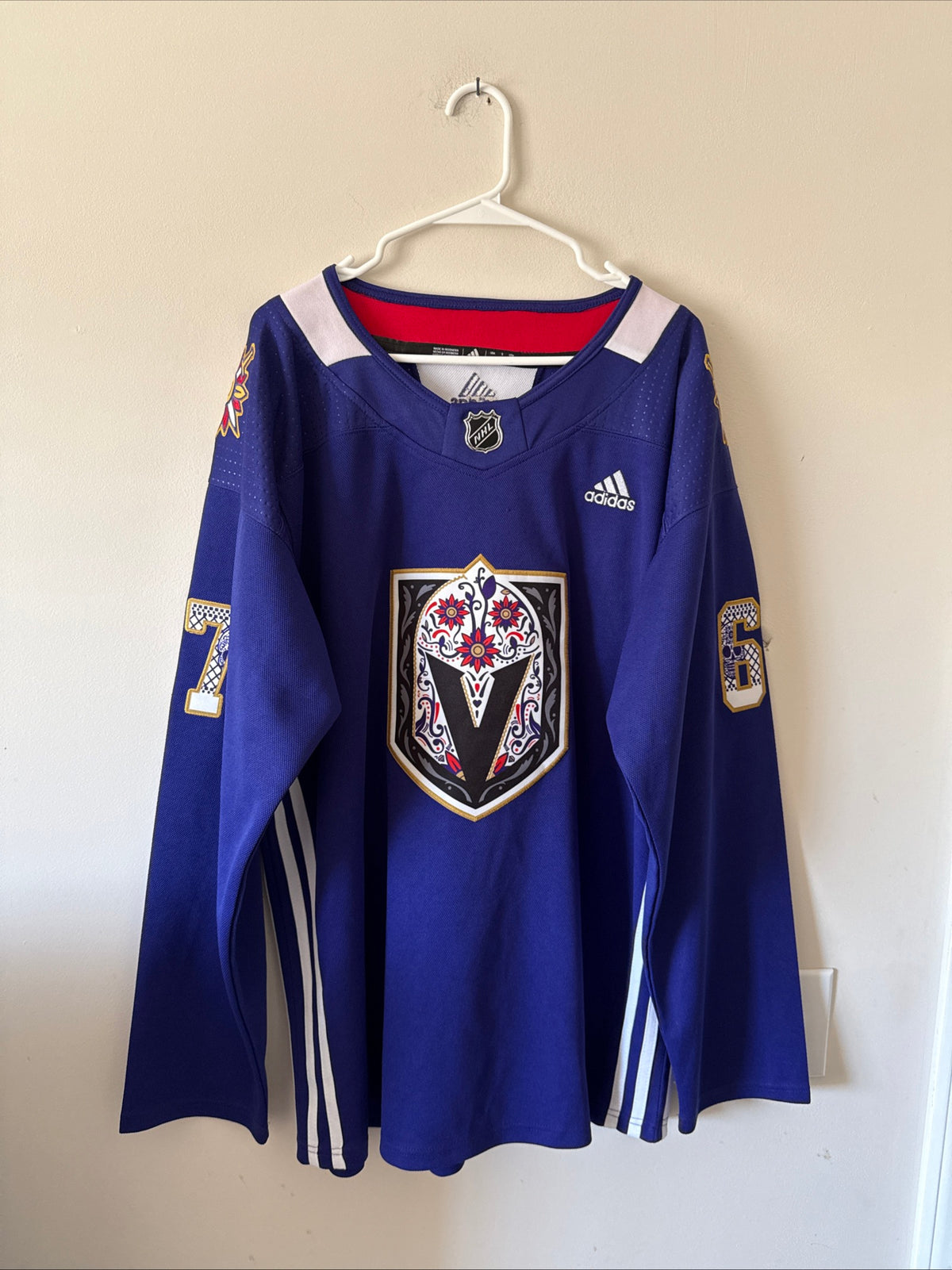 Men’s adidas Max Pacioretty #67 Vegas Knights Hispanic Heritage Jersey Sz 54