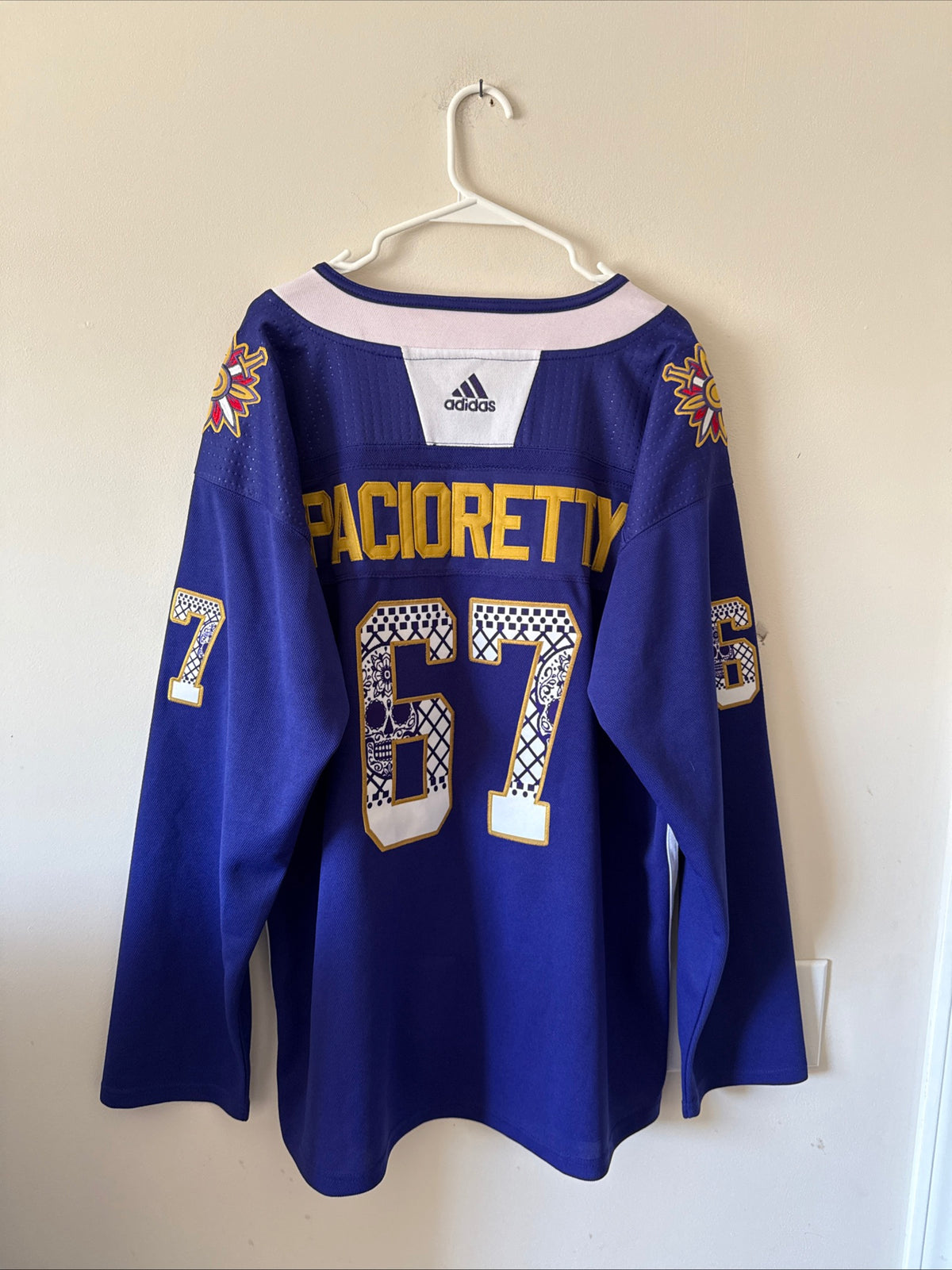 Men’s adidas Max Pacioretty #67 Vegas Knights Hispanic Heritage Jersey Sz 54