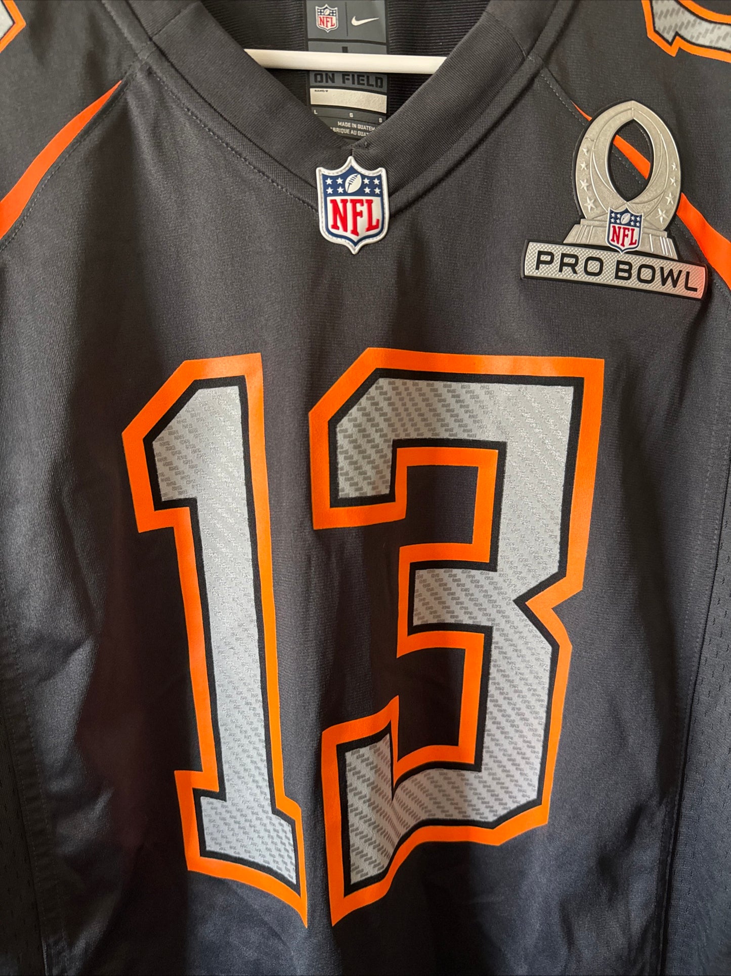 Men’s Nike Odell Beckham Jr #13 NY Giants 2015 Pro Bowl Limited Jersey Sz L RARE