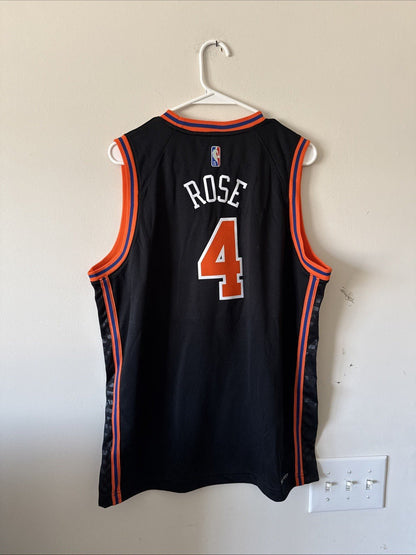Boy’s Nike Derrick Rose 4 New York Knicks City 75th Anniversary Jersey Sz XL - Kyle’s Football Cards