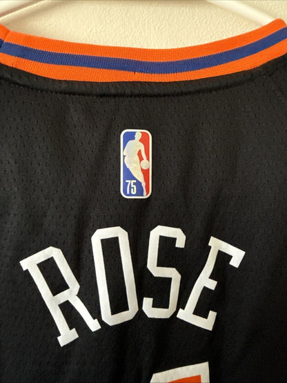 Boy’s Nike Derrick Rose 4 New York Knicks City 75th Anniversary Jersey Sz XL - Kyle’s Football Cards