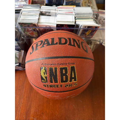 Kendall Gill #13 Autographed Spalding NBA Basketball Charlotte Hornets