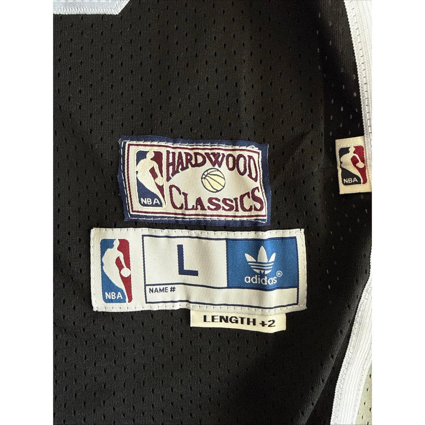Men’s Adidas David Robinson #50 Spurs Hardwood Classics Soul Jersey Sz L +2 NWT